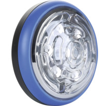 Rund LED-lampa med blå kant