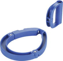 Blått bärhandtag för hink