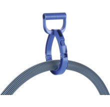 Poolslang med handtag och hållare