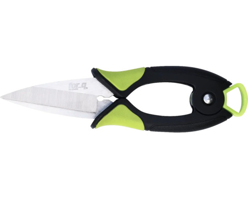 Trädgårdssax med blad av rostfritt stål och plasthandtag