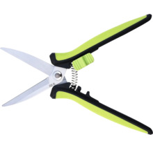 Trädgårdssax med fjäder och plasthandtag