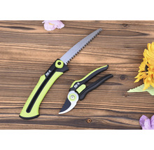 Trädgårdsset bestående av grensåg och trädgårdssax