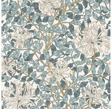 Tapet med kaprifolmönster och blad