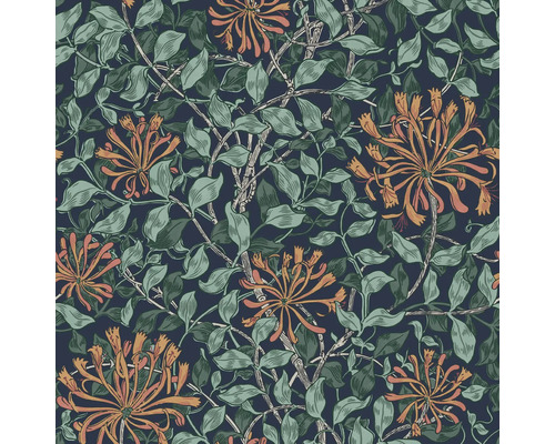 Tapet med kaprifol-mönster