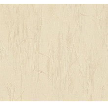 Beige textil tapet med lätt struktur