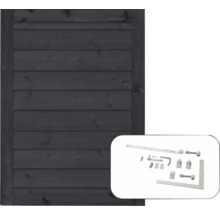 Trägrind med beslagsats