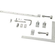 Grindset med spärr och tillbehör för montering