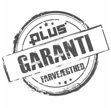 Plus Garanti färgbeständighet sigill