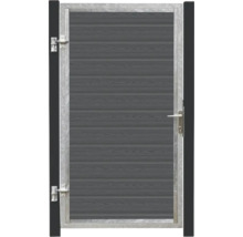 Trädgårdsgrind med ram och träfyllning