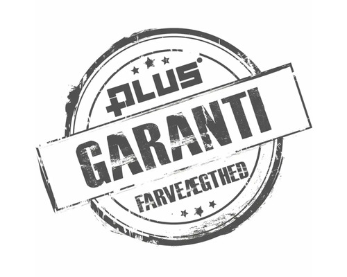 Plus Garanti Färgbeständighet sigill