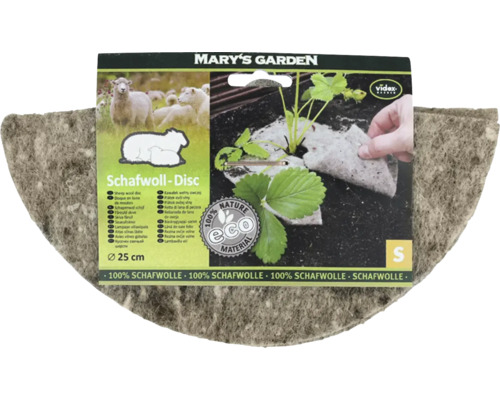 Gödselfrisbee av fårull med en diameter på 25 centimeter