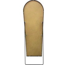 Baksida av en stående spegel med ram