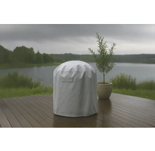 Skyddsöverdrag för trädgårdsmöbler på träterrass i regn