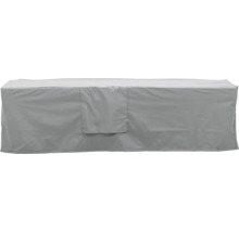 Grått skyddshölje för trädgårdsmöbler