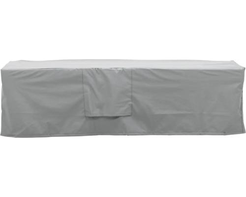 Grått skyddshölje för trädgårdsmöbler
