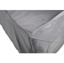 Grått skyddshölje för trädgårdsmöbler