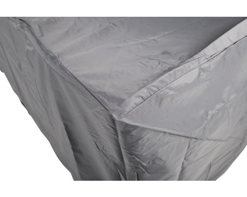 Grått skyddshölje för trädgårdsmöbler