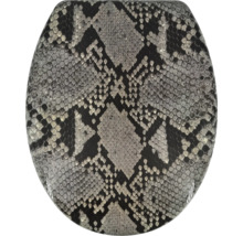 Toalettsits med ormmönster