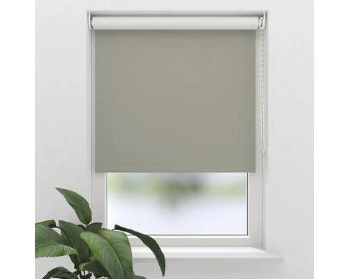 Rullgardin SOLUNA Mörkläggande V21 cement 100x190cm Fönster med rullgardin