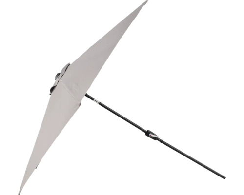 Rektangulärt hängparasoll med vev