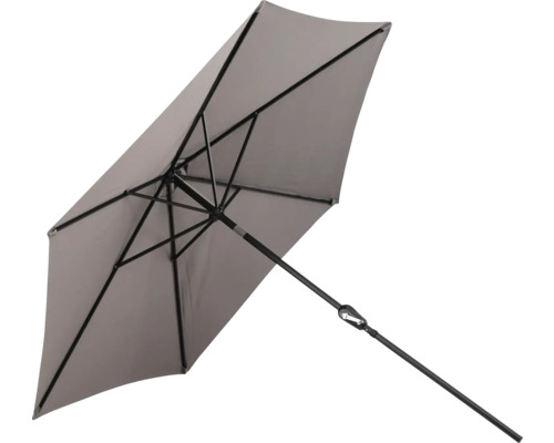 Rektangulärt parasoll med svart ram