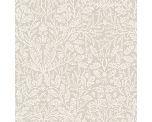 Tapet med ekblad- och ekollonmönster