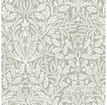 Tapet med ekblad- och ekollonmönster