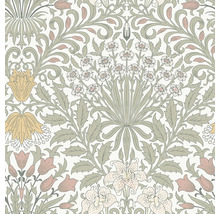 Tapet med blommönster.