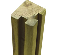 Trästolpe med spont och not