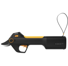 Elektrisk trädgårdssax med handledsrem