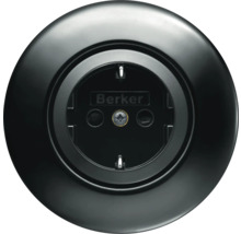Berker uttag med runt lock
