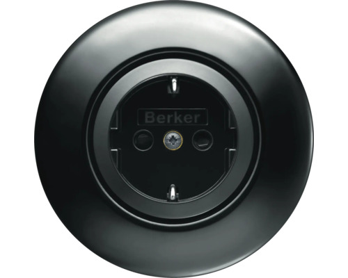 Berker uttag med runt lock