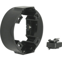 Monteringsring i plast med fästklämma för elinstallation