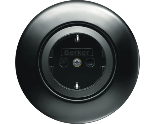 Berker uttag med runt lock