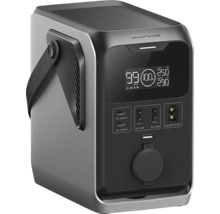 EcoFlow Powerstation med LCD-skärm och bärhandtag