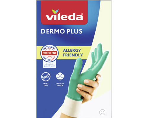 Vileda Dermo Plus handskar, latexfria, med bomullsinredning