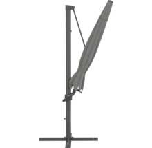 Grått parasoll med fot