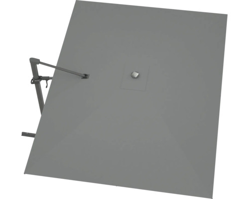 Fyrkantigt parasoll med sidostativ