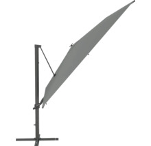 Frisvävande parasoll med bas för utomhusbruk