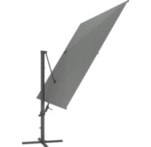Rektangulärt parasoll med sidofot för utomhusbruk