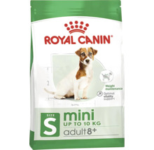 Royal Canin Mini Adult 8+ torrfoder för hundar, lämpligt för små hundar upp till 10 kg för viktunderhåll och vitalitetsstöd
