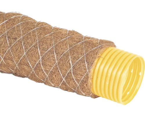 Dräneringsslang KACZMAREK Kokos Ø125/113mm x 50m Dräneringsrör med kokosfiberhölje