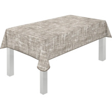 Rektangulär bordsduk med strukturmönster på ett bord