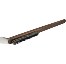 Grillborste med skrapa och handtag