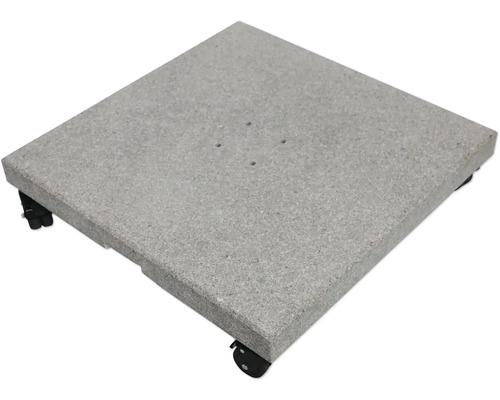 Fyrkantigt parasollfot med hjul