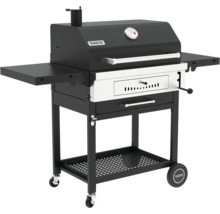 Tenneker kolgrill med förvaringsytor och termometer