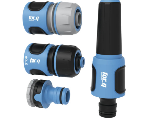 for_q Kopplingssats för trädgårdsslang med spruta