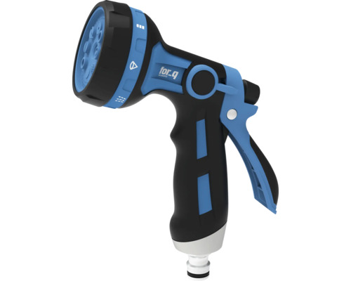 Trädgårdsspruta med olika stråltyper