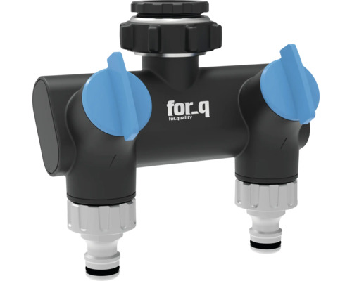 for_q vattenfördelare med två utgångar för trädgården