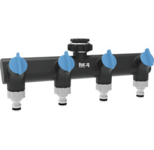 Trädgårdsfördelare med fyra utgångar från for_q